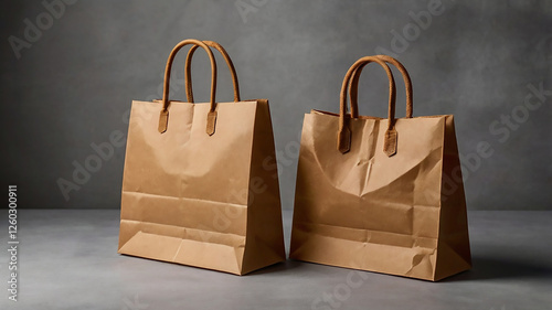 Brown Kraft Paper Bags with Handles – Eco-Friendly Packaging Solution

