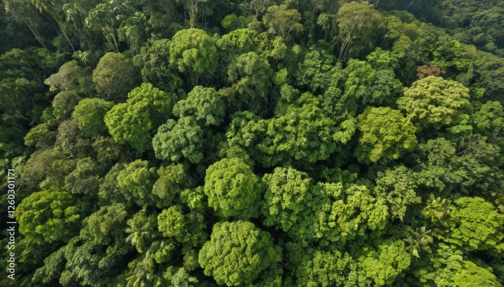 An aerial view of a lush green forest, showcasing diverse tree species, promoting conservation and the beauty of untouched wilderness. An aerial view of a lush green forest, showcasing diverse tree species, promoting conservation and the beauty of untouched wilderness.