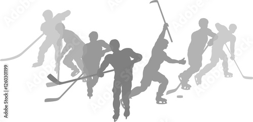 Photography Ice Hockey Silhouette People Player Silhouettes