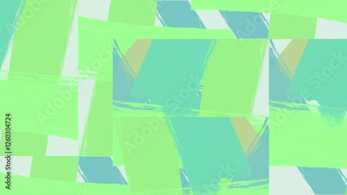 abstract green background with squares