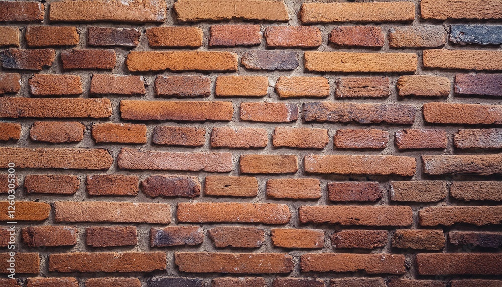 Obraz premium rustic rough brick wall texture