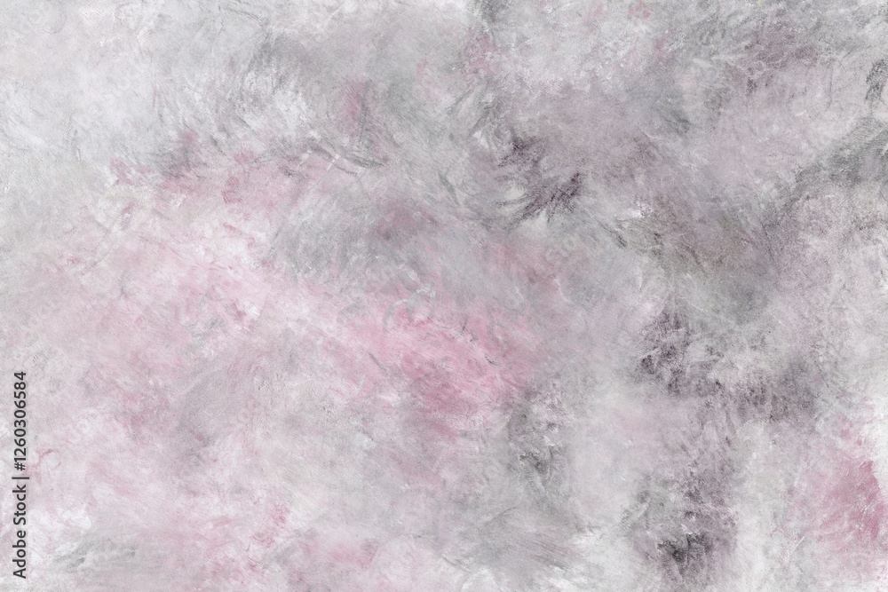 Fototapeta premium Abstract oil painting background in dusty pink and gray