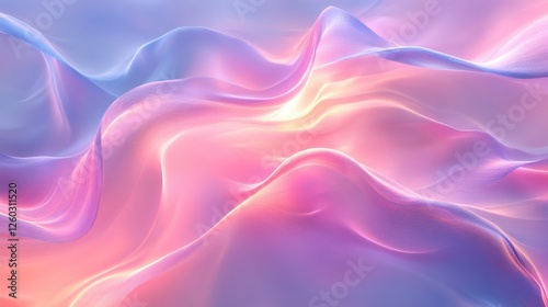 Wallpaper Mural Abstract ethereal glowing waves background with ethereal glowing waves and gentle light effects. Emphasizing otherworldly ambiance and artistic fluidity, ideal for dreamy designs and soft visuals. Torontodigital.ca