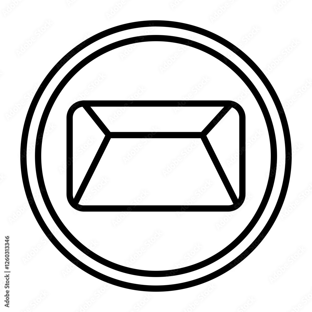 Email Message Business Contact Information Icon Email Message Business Contact Information Icon
