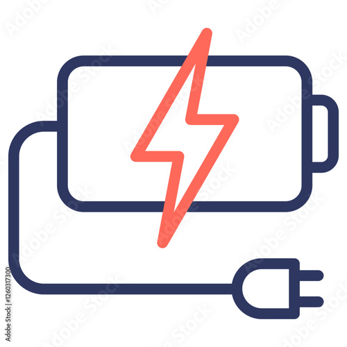 Charged line color icon
