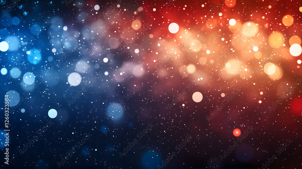 Vibrant Bokeh Night Sky Vibrant Bokeh Night Sky