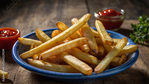 Crispy French Fries Served as a Snack or Side Dish – Popular Fast Food Item

