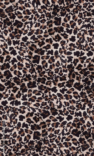 Patron animal print de textura de piel de leopardo