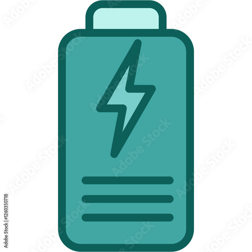 Battery solid icon