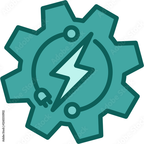 Power Management solid icon