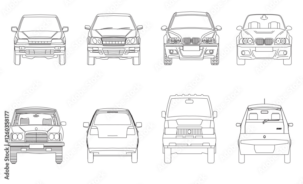 Obraz premium Cars are one of the most popular and favorite vehicles that are always driven by many people