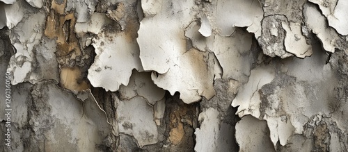 Detailed close-up of silver maple bark showcasing the unique texture and patterns of Acer saccharinum in natural light photo