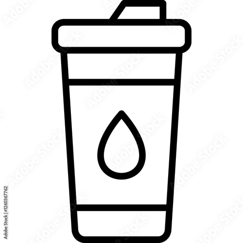 Tumbler Icon Vector Element