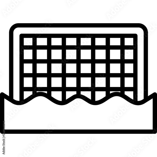 Water Polo Icon Vector Element