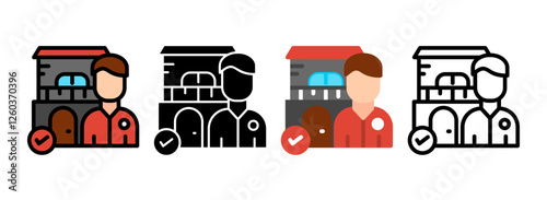 Set of Tenant Icon