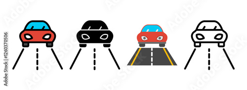 Set of Driveway Icon