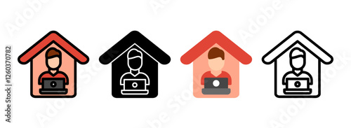 Set of Home Office Icon