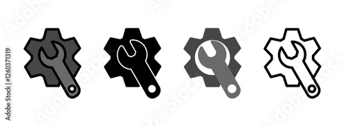 Set of Maintenance Icon