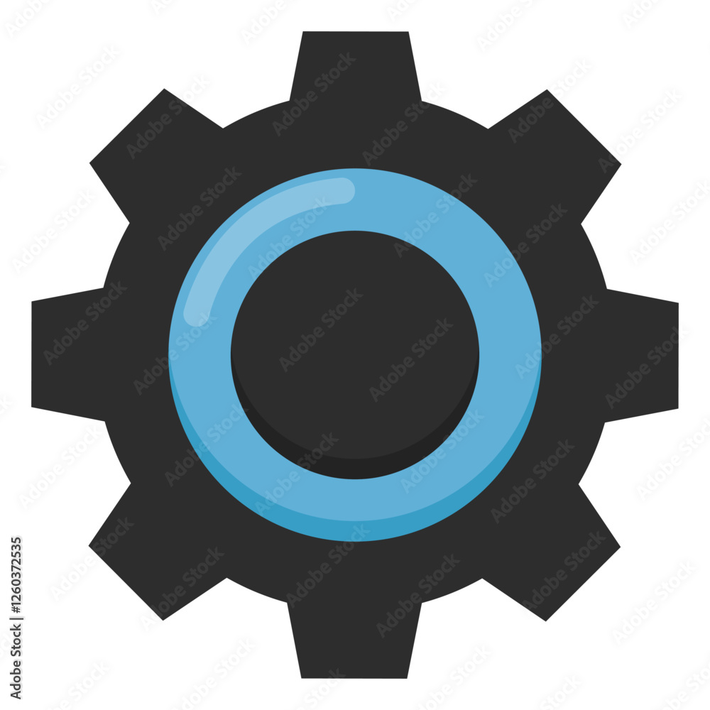 Development flat icon isolated on white background.