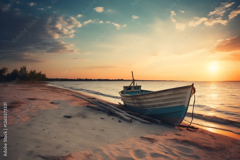 Naklejka premium beach