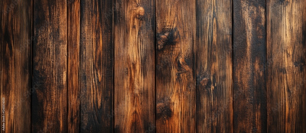 Natural weathered wooden background with unique patterns and cracks showcasing rustic charm and earthy tones for design projects.