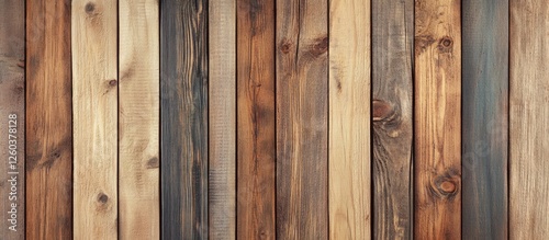 Colorful Rustic Wooden Plank Background Ideal for Design Projects and Textured Wallpaper Applications photo