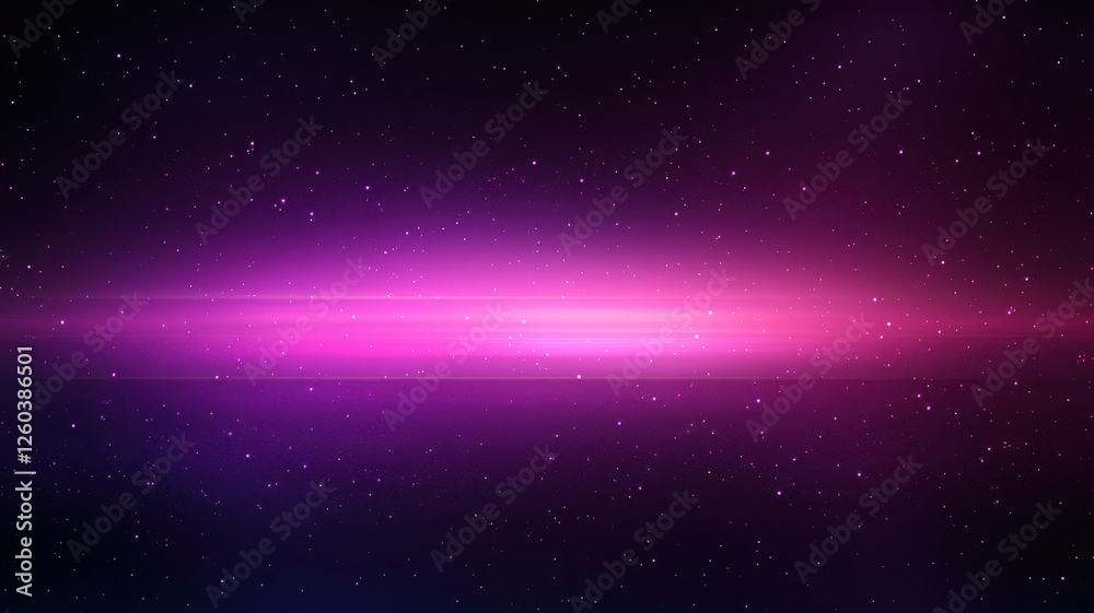 Obraz premium Abstract Cosmic Nebula Background Pink and Purple Galaxy with Stars