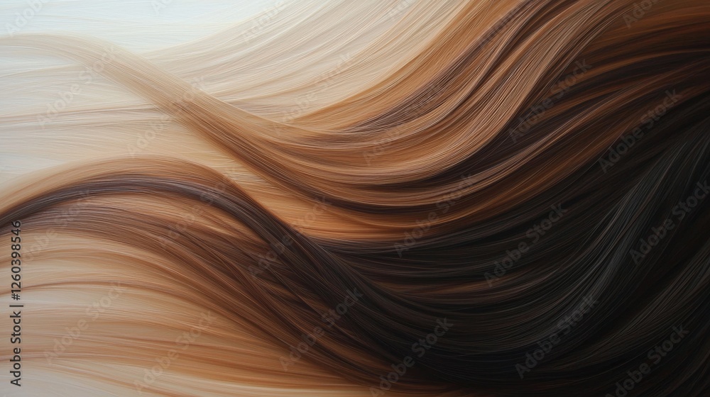 Abstract digital art piece that appears to be a close-up of a hair texture. the hair is flowing in different directions, creating a wave-like pattern. Abstract digital art piece that appears to be a close-up of a hair texture. the hair is flowing in different directions, creating a wave-like pattern.