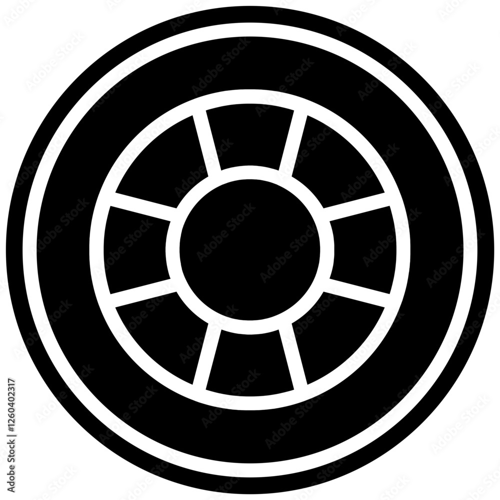 Fototapeta premium Lifebuoy Icon