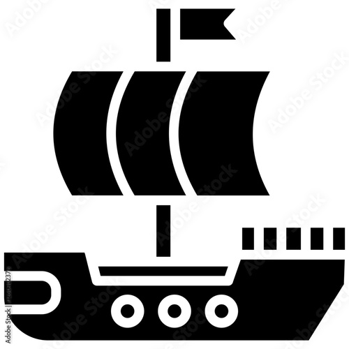 Pirate Ship Icon