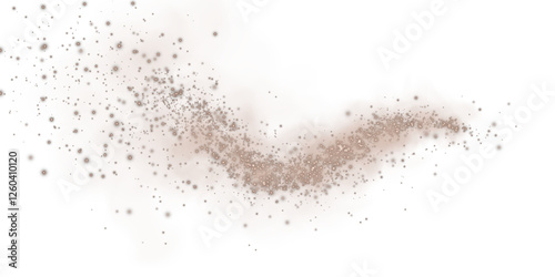 Wallpaper Mural Fantastic chocolate brown smoke background. Magic chocolate brown smoke with glitter and small particles of twinkling stars. Fog with luminous particles. Chocolate brown shade Mocha Mousse. PNG. Torontodigital.ca