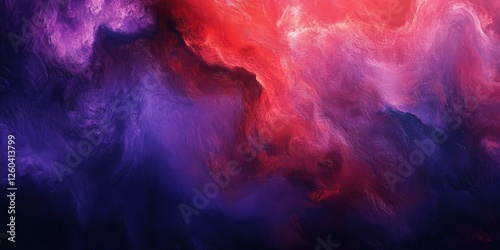 Vibrant abstract fusion of red, pink, and purple hues exudes depth and dynamism. Smooth textures enhance the dynamic flow and mesmerizing motion within the composition photo