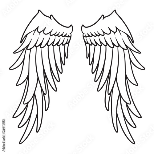 angel wings in heaven