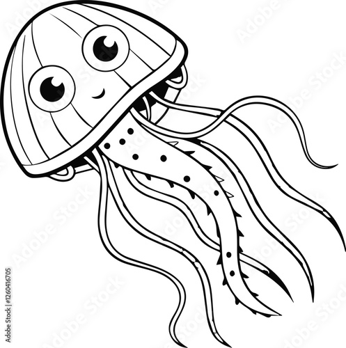 funny cartoon jellyfish 
