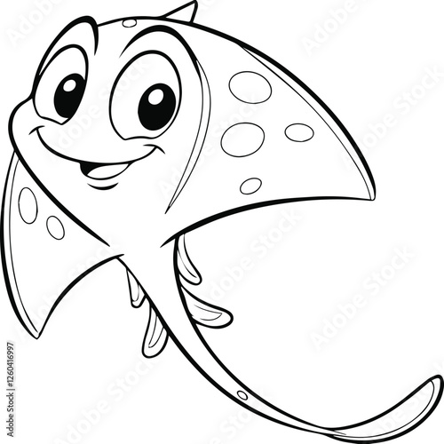 vector illustration of a fish