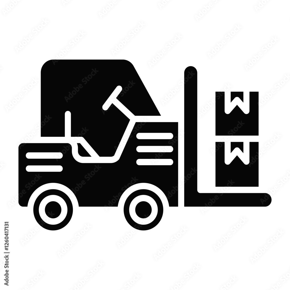 Forklift Icon Forklift Icon