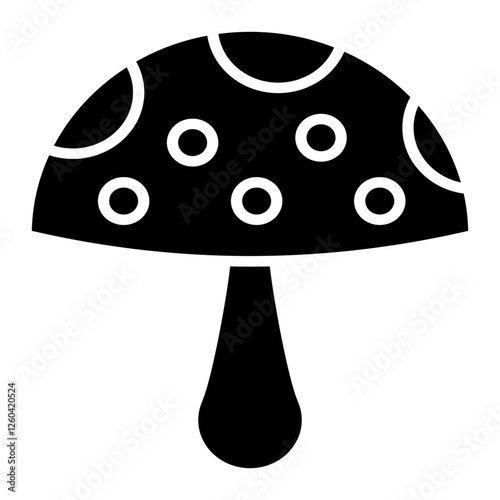 Obraz na plátně Mushroom Icon