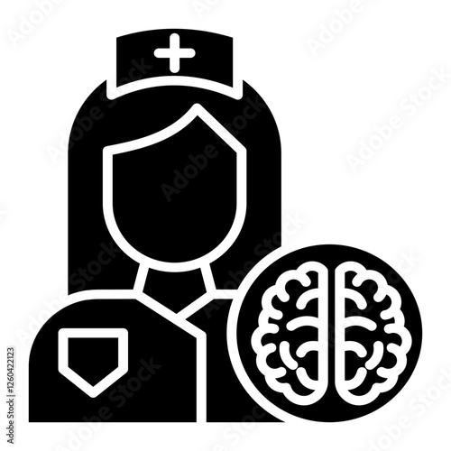 Mental Health Nurse Icon