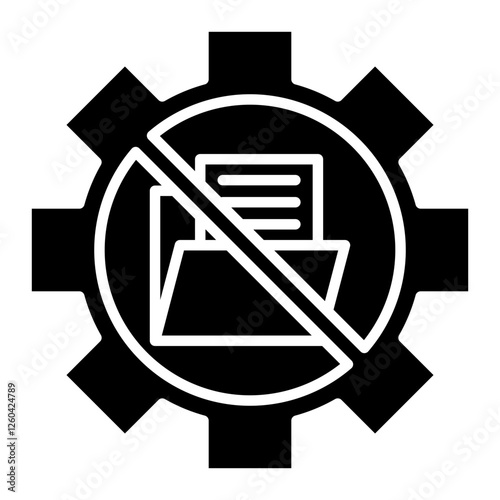 Restriction Of Processing Icon