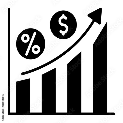 Floating Interest Rate Icon