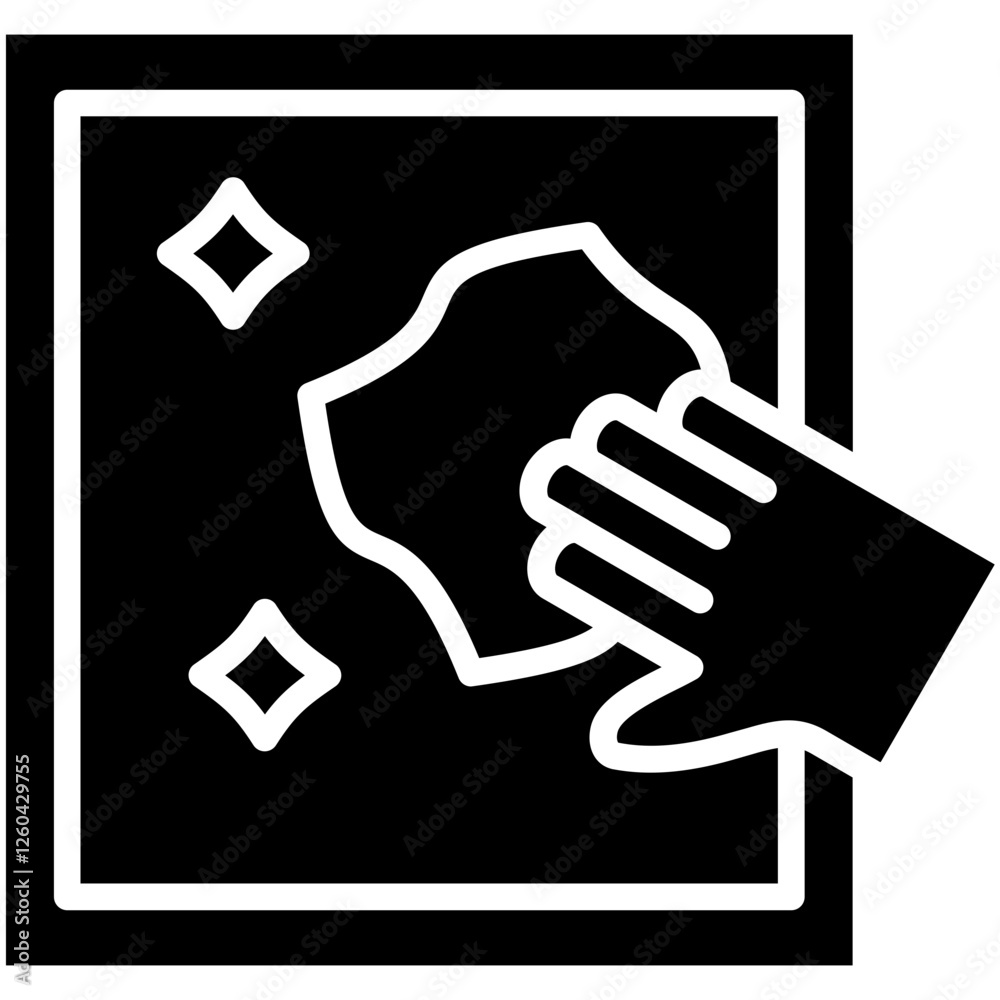 Glass Cleaning Icon Glass Cleaning Icon