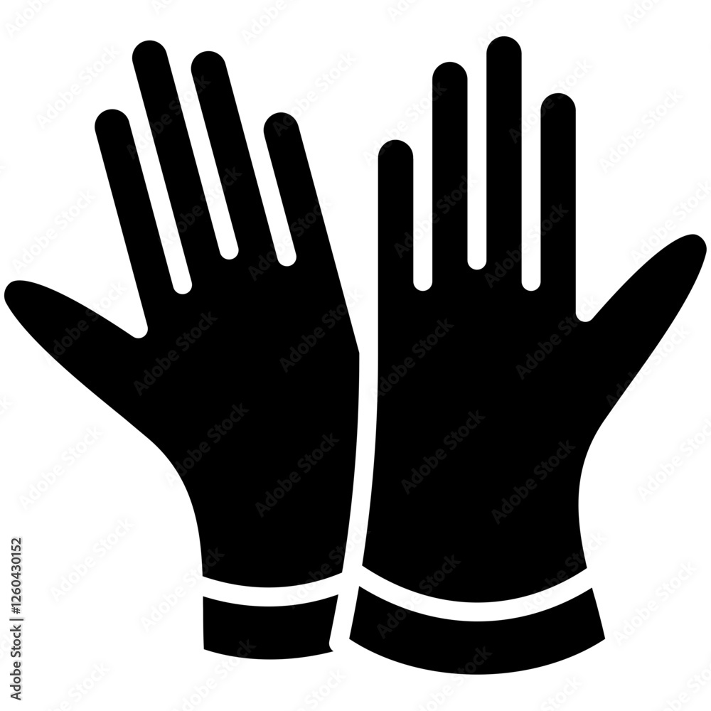 Obraz premium Latex Gloves Icon