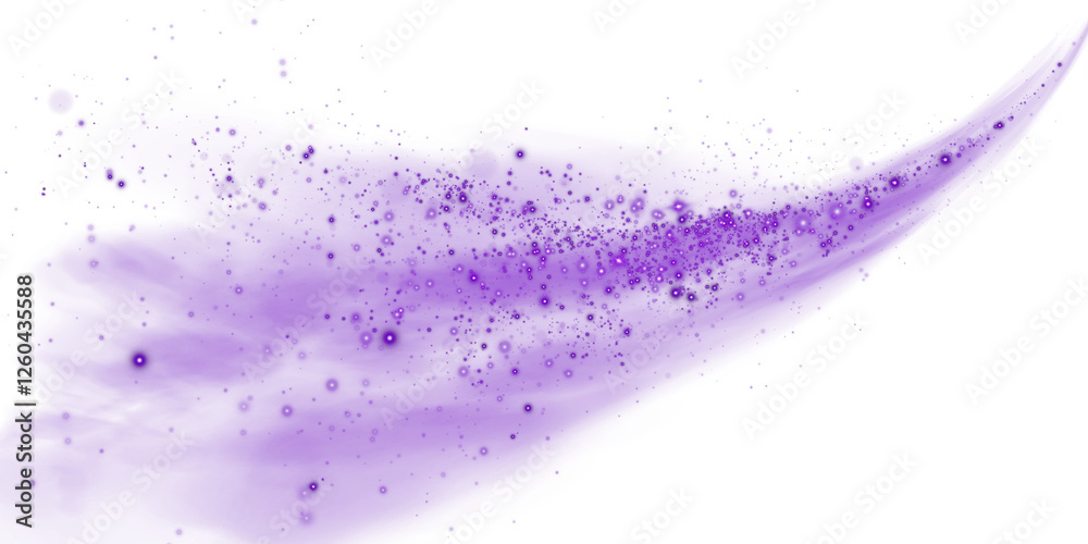Fantastic purple smoke background. Magic purple smoke with glitter and small particles of twinkling stars. Fog with luminous particles. Purple vapor with stardust. Morning fog over land or water. PNG. Fantastic purple smoke background. Magic purple smoke with glitter and small particles of twinkling stars. Fog with luminous particles. Purple vapor with stardust. Morning fog over land or water. PNG.