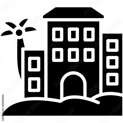 Desert Resort Icon
