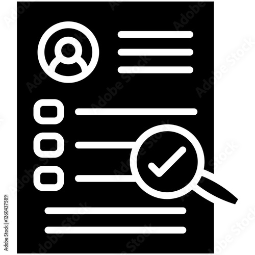 Background Check Icon