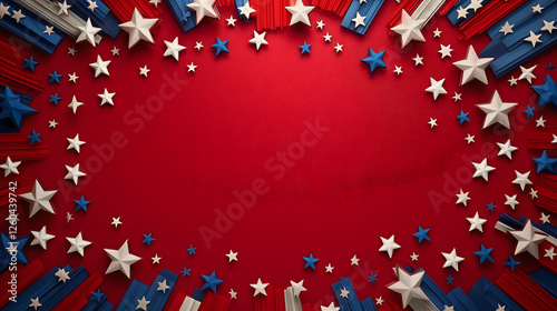 Artistic American Flag Design