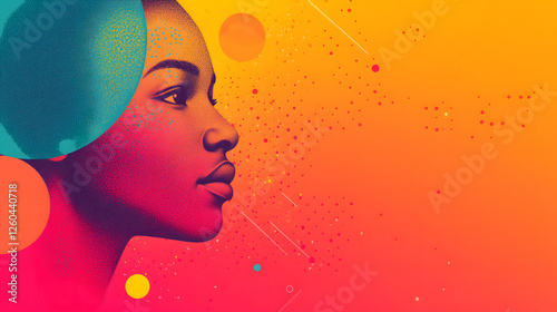 Colorful Abstract Portrait
