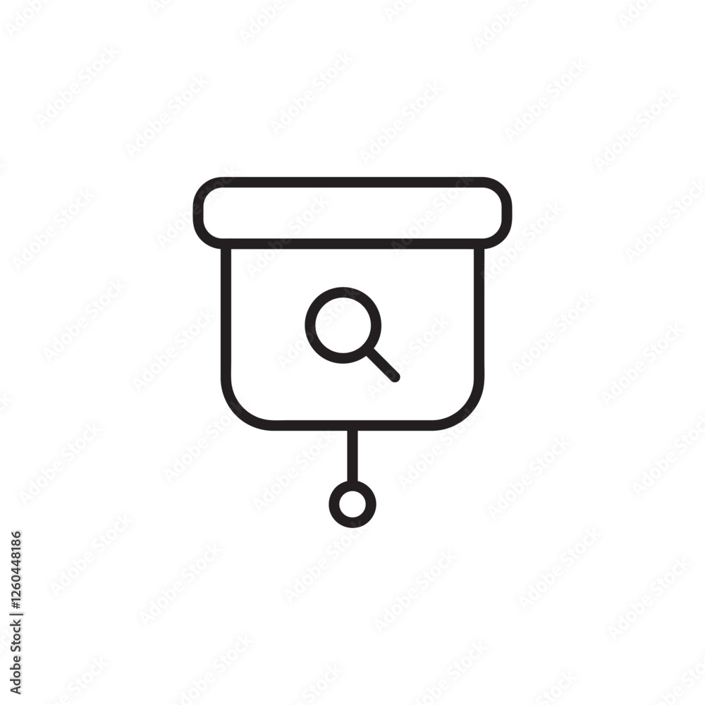 Presentation flat icon vector illustration
Presentation flat icon vector illustration