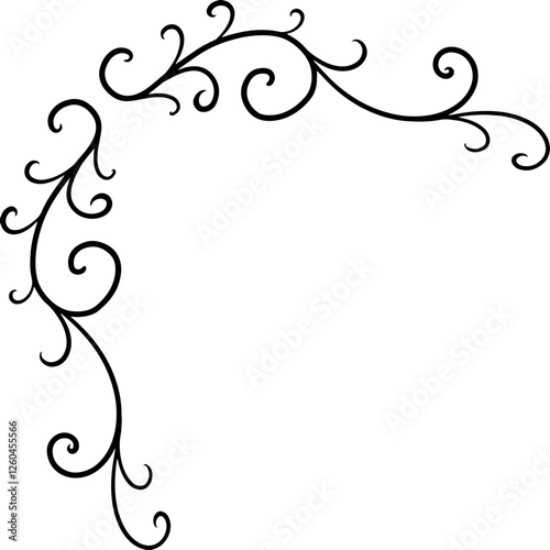 vintage ornaments frame swirls and scrolls decorations retro design vector
