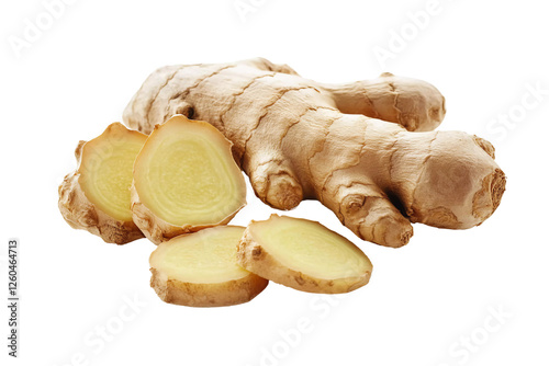 1 ginger and sliced ​​ginger